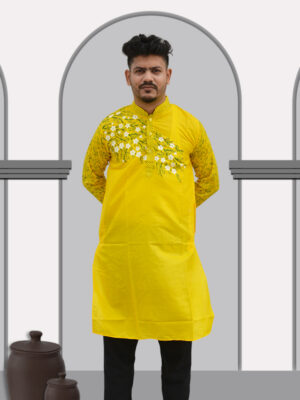 Regular Fit Print Traditional Panjabi