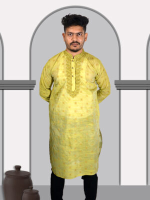 Katan Embroidery Panjabi